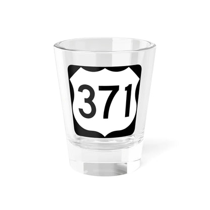 US 371 MN (Minnesota) (Road Sign) Shot Glass 1.5oz 1.5oz - Go Mug Yourself