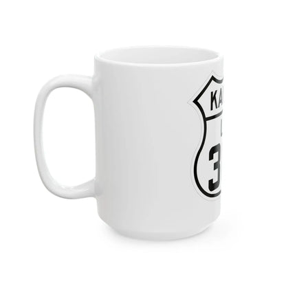 US 383 Kansas 1926 (Kansas) (Road Sign) White Coffee Mug - Go Mug Yourself