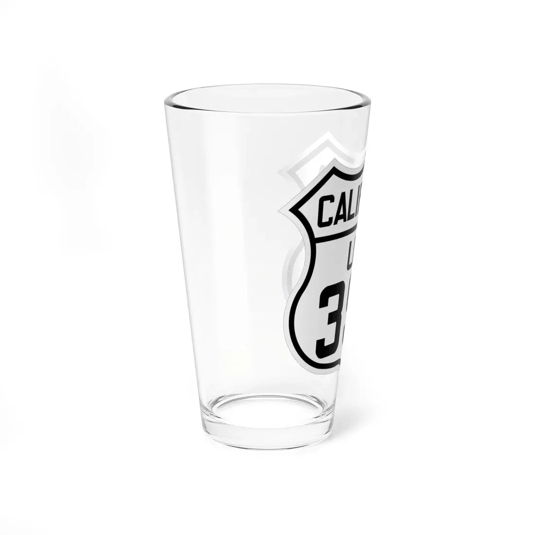 US 395 California 1926 (California) (Road Sign) Pint Glass 16oz - Go Mug Yourself