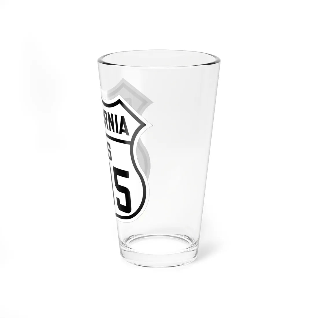 US 395 California 1926 (California) (Road Sign) Pint Glss 16oz - Go Mug Yourself