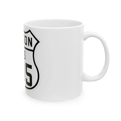 US 395 Oregon 1926 (Oregon) (Road Sign) White Coffee Mug - Go Mug Yourself