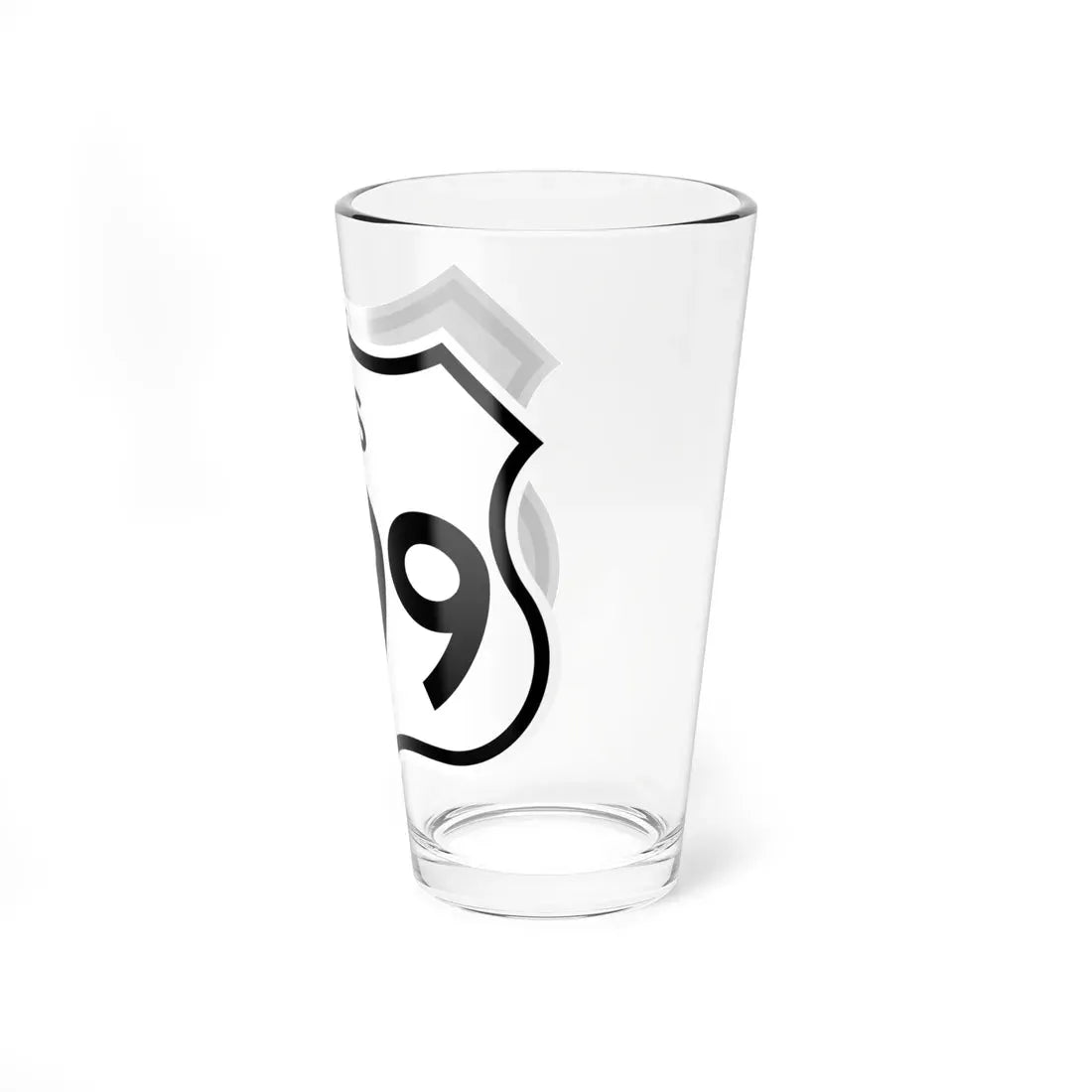 US 399 1961 cutout (California) (Road Sign) Pint Glass 16oz - Go Mug Yourself