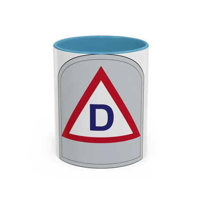 US 39th Infantry Division (U.S. Army) Accent Coffee Mug 11oz Light Blue - Go Mug Yourself