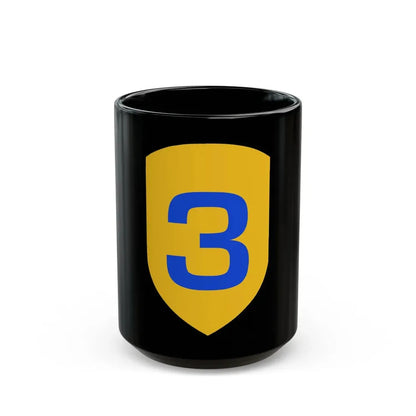 US 3rd Cavalry Division (U.S. Army) Black Coffee Mug 15oz - Go Mug Yourself