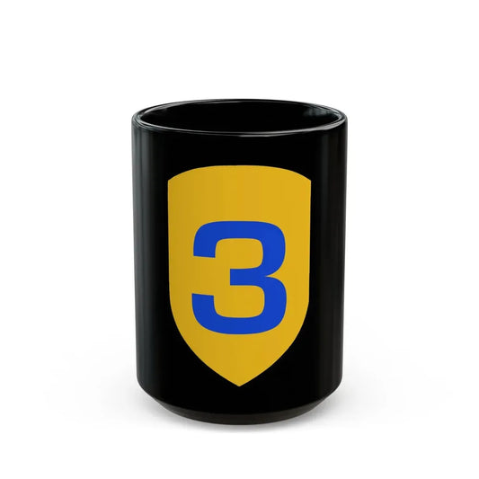 US 3rd Cavalry Division (U.S. Army) Black Coffee Mug 15oz - Go Mug Yourself
