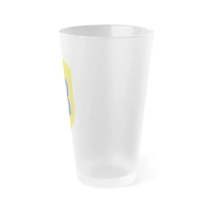 US 3rd Cavalry Division (U.S. Army) Frosted Pint Glass 16oz - Go Mug Yourself