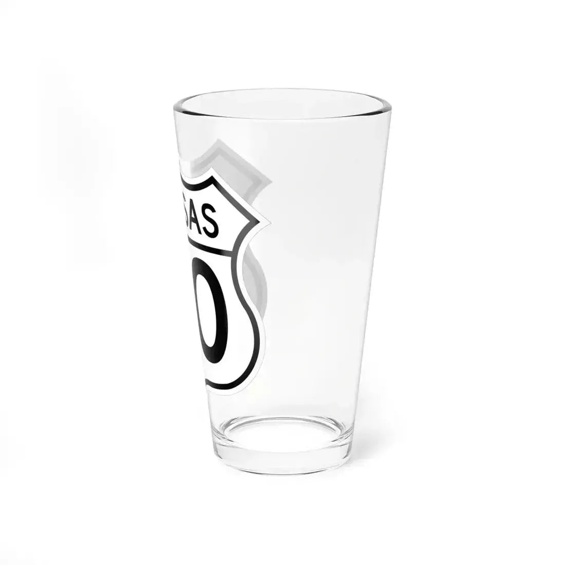 US 40 Kansas 1962 (Kansas) (Road Sign) Pint Glass 16oz - Go Mug Yourself