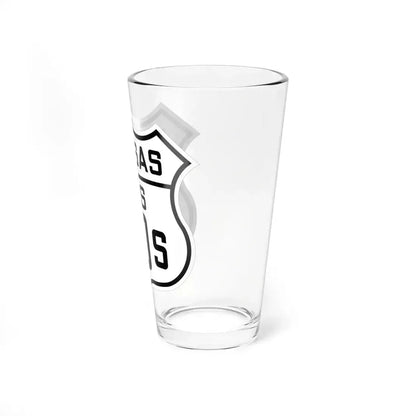 US 40S Kansas 1926 (Kansas) (Road Sign) Pint Glass 16oz - Go Mug Yourself
