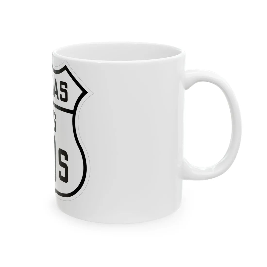 US 40S Kansas 1926 (Kansas) (Road Sign) White Coffee Mug - Go Mug Yourself