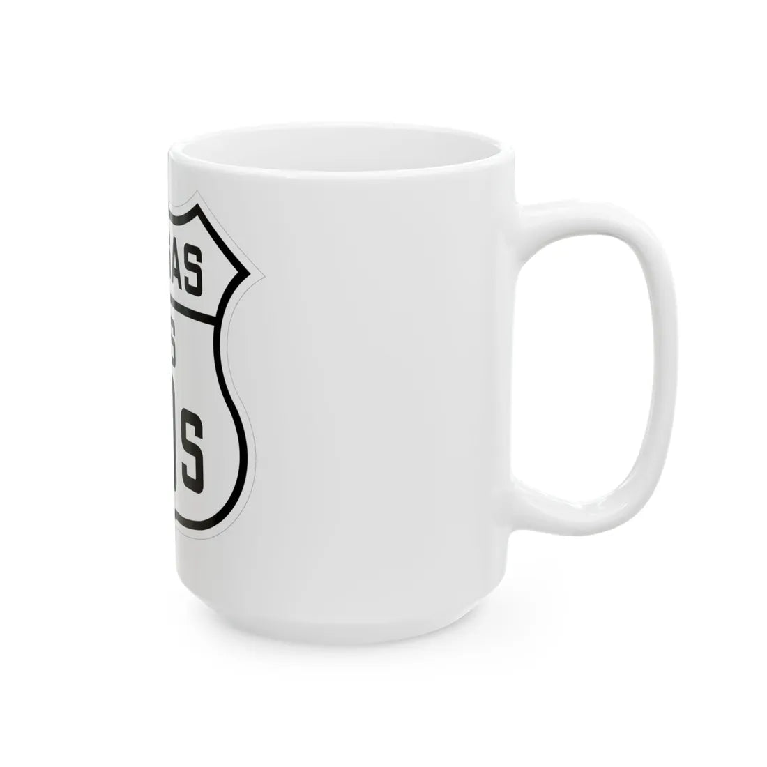 US 40S Kansas 1926 (Kansas) (Road Sign) White Coffee Mug - Go Mug Yourself