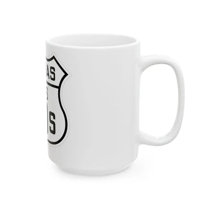 US 40S Kansas 1926 (Kansas) (Road Sign) White Coffee Mug - Go Mug Yourself