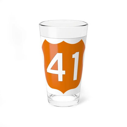 US 41 FL (Florida) (Road Sign) Pint Glass 16oz 16oz - Go Mug Yourself