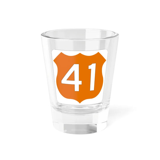 US 41 FL (Florida) (Road Sign) Shot Glass 1.5oz 1.5oz - Go Mug Yourself