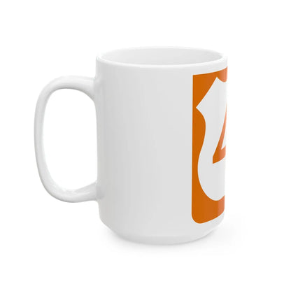 US 41 FL reversed (Florida) (Road Sign) White Coffee Mug - Go Mug Yourself