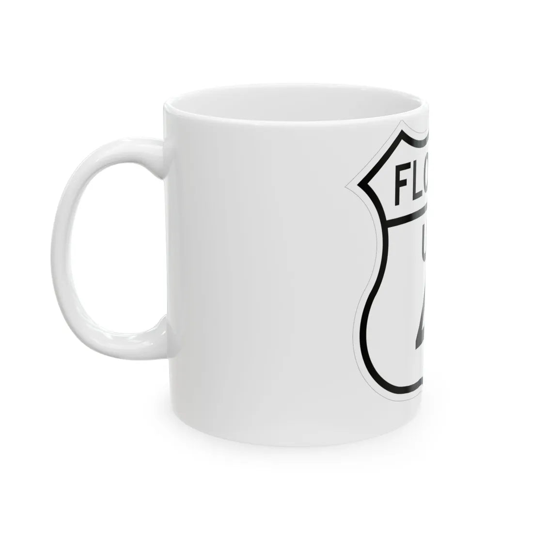 US 41 Florida 1948 (Florida) (Road Sign) White Coffee Mug - Go Mug Yourself