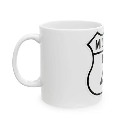 US 41 Michigan 1948 (Michigan) (Road Sign) White Coffee Mug - Go Mug Yourself