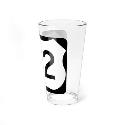 US 412 AR (Arkansas) (Road Sign) Pint Glass 16oz - Go Mug Yourself