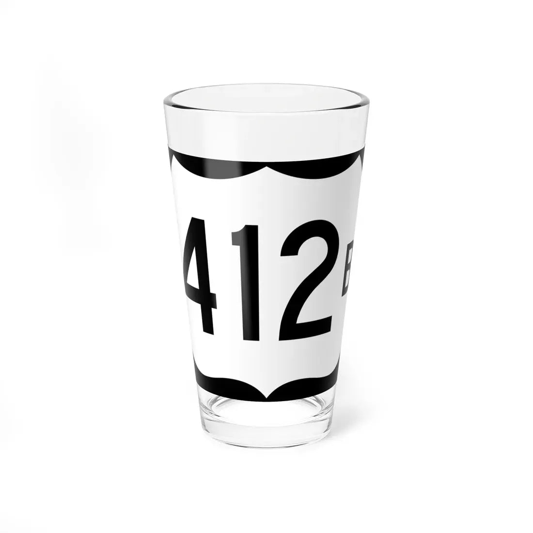 US 412B (Arkansas) (Road Sign) Pint Glass 16oz 16oz - Go Mug Yourself