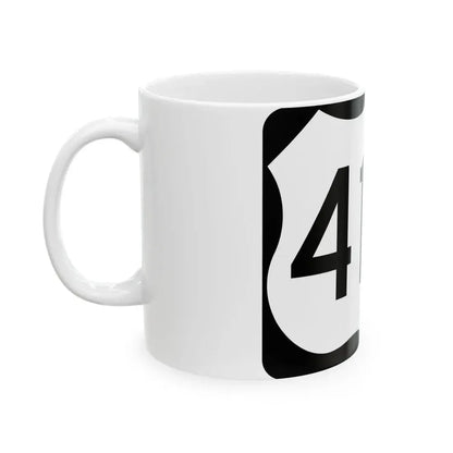 US 412B (Arkansas) (Road Sign) White Coffee Mug - Go Mug Yourself