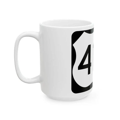 US 412B (Arkansas) (Road Sign) White Coffee Mug - Go Mug Yourself