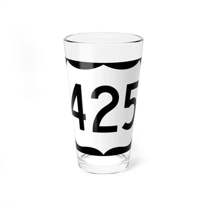 US 425 AR (Arkansas) (Road Sign) Pint Glass 16oz 16oz - Go Mug Yourself