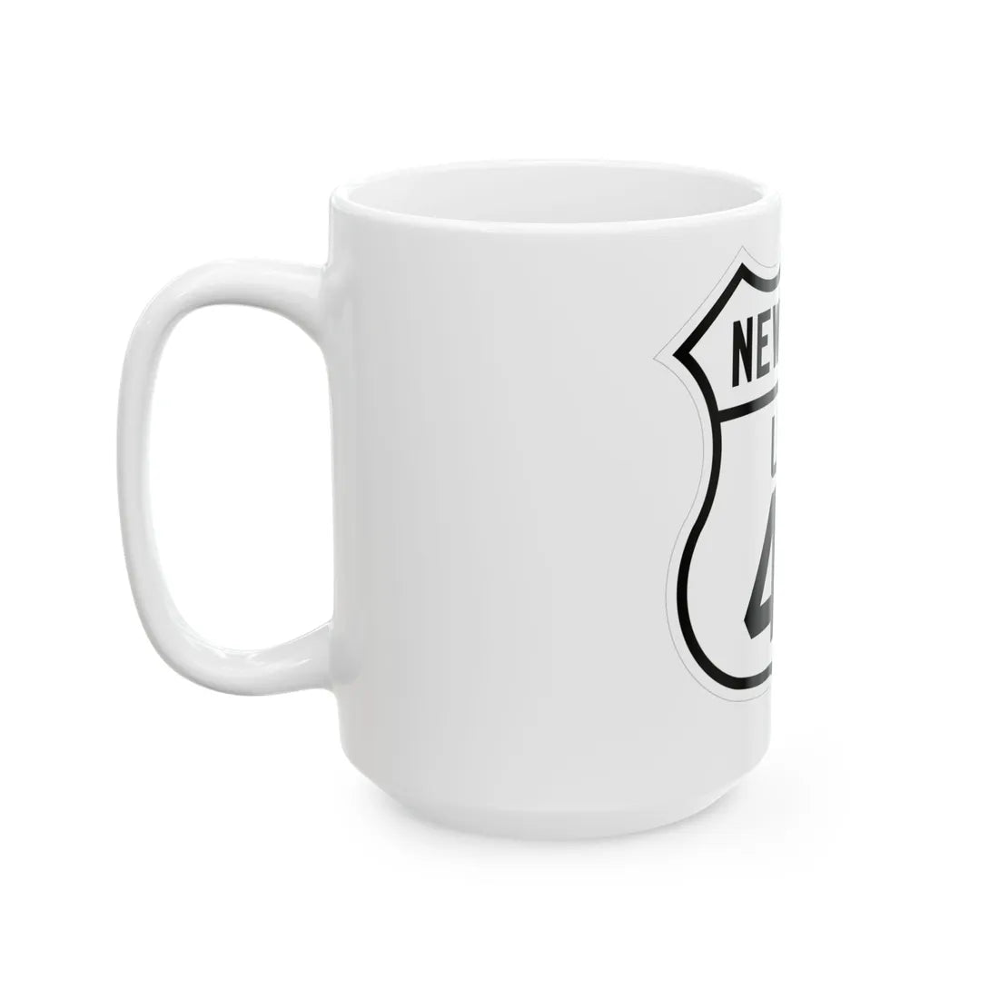 US 44 New York 1926 (New York) (Road Sign) White Coffee Mug - Go Mug Yourself