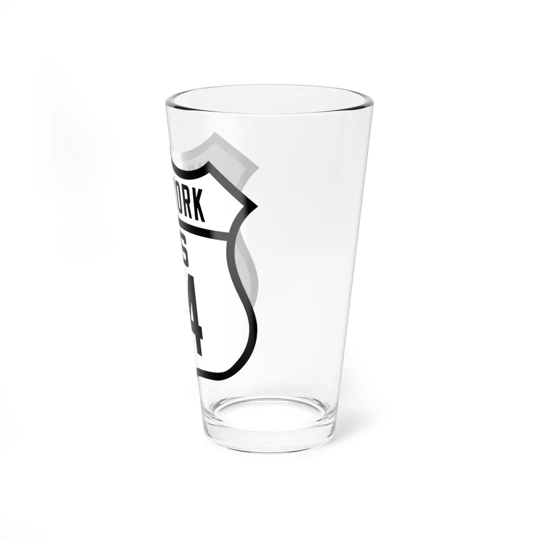 US 44 NY Old (New York) (Road Sign) Pint Glass 16oz - Go Mug Yourself