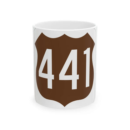US 441 FL (Florida) (Road Sign) White Coffee Mug 11oz - Go Mug Yourself