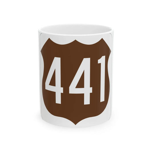US 441 FL (Florida) (Road Sign) White Coffee Mug 11oz - Go Mug Yourself