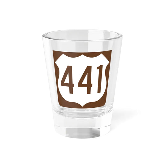 US 441 FL reversed (Florida) (Road Sign) Shot Glass 1.5oz 1.5oz - Go Mug Yourself