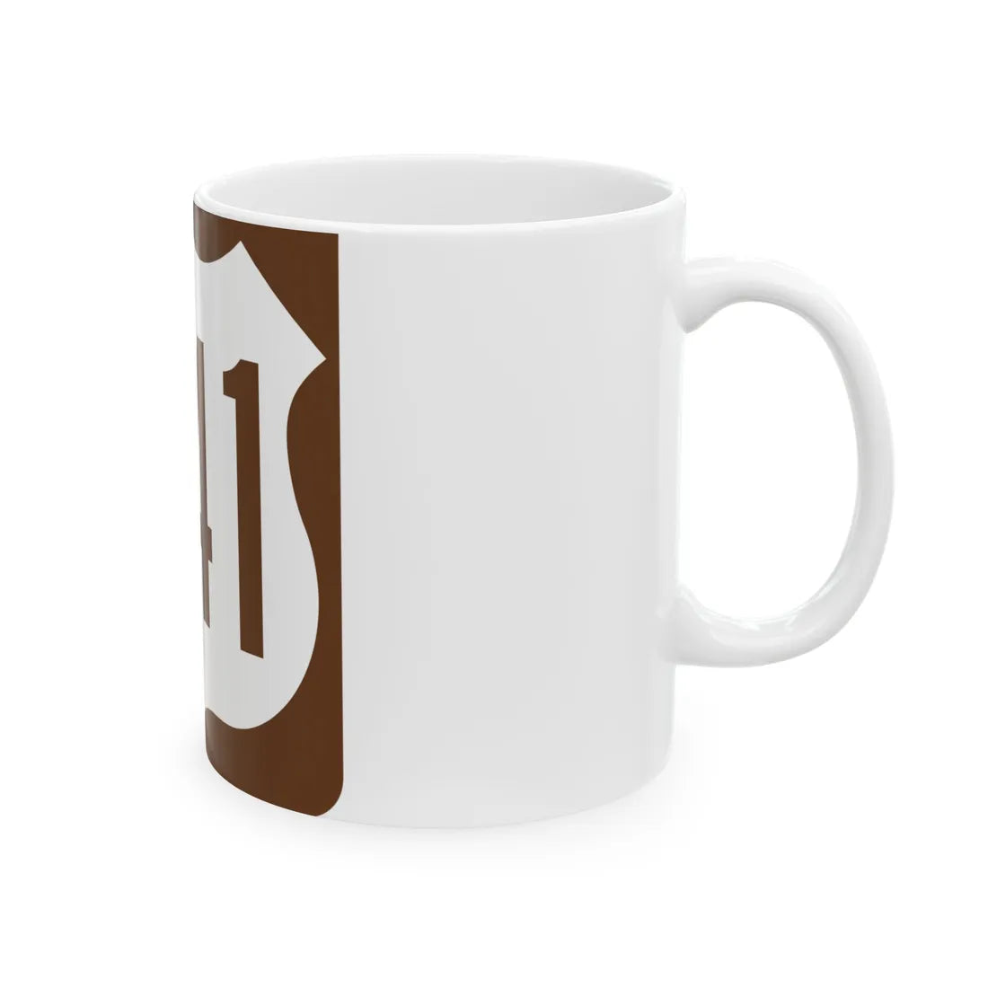 US 441 FL reversed (Florida) (Road Sign) White Coffee Mug - Go Mug Yourself