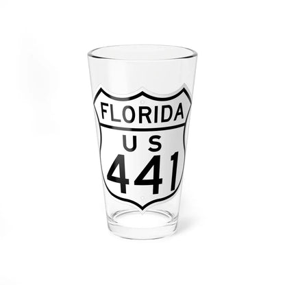 US 441 Florida 1948 (Florida) (Road Sign) Pint Glass 16oz 16oz - Go Mug Yourself