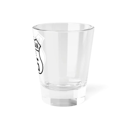 US 45 Michigan 1926 (Michigan) (Road Sign) Shot Glass 1.5oz - Go Mug Yourself
