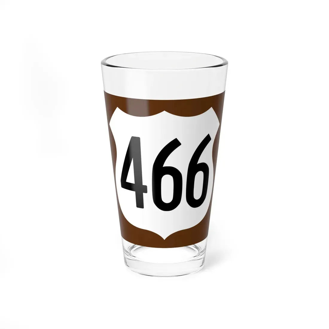 US 466 AZ 1960 east (Arizona) (Road Sign) Pint Glass 16oz 16oz - Go Mug Yourself