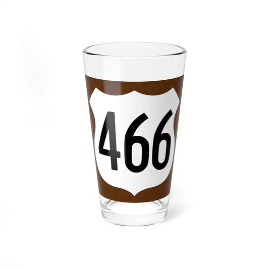 US 466 AZ 1960 east (Arizona) (Road Sign) Pint Glass 16oz 16oz - Go Mug Yourself