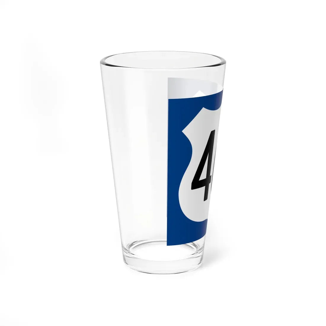 US 466 AZ 1960 west (Arizona) (Road Sign) Pint Glass 16oz - Go Mug Yourself