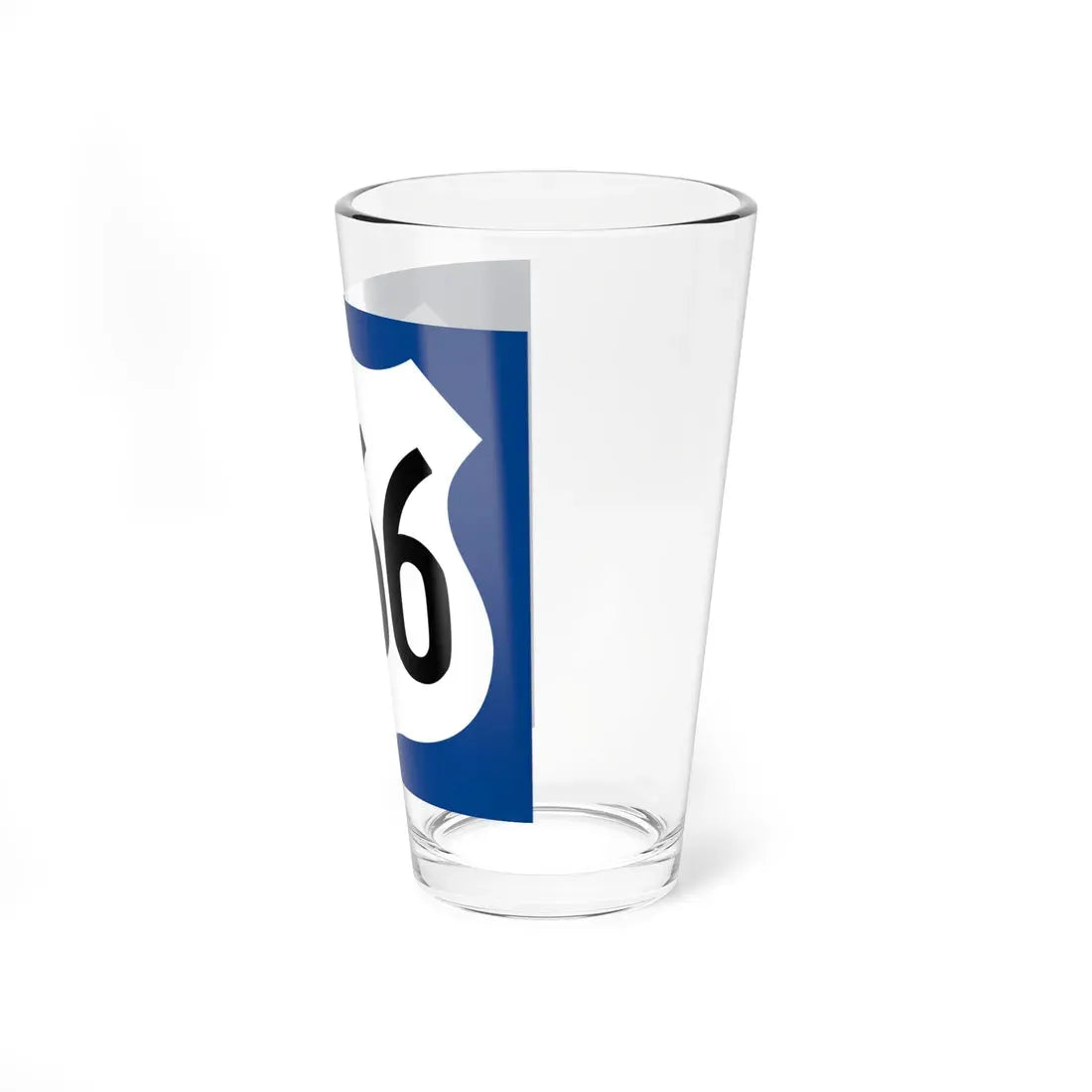 US 466 AZ 1960 west (Arizona) (Road Sign) Pint Glass 16oz - Go Mug Yourself