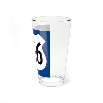 US 466 AZ 1960 west (Arizona) (Road Sign) Pint Glss 16oz - Go Mug Yourself