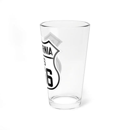US 466 California 1926 (California) (Road Sign) Pint Glss 16oz - Go Mug Yourself