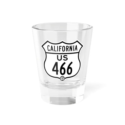 US 466 California 1948 (California) (Road Sign) Shot Glass 1.5oz 1.5oz - Go Mug Yourself