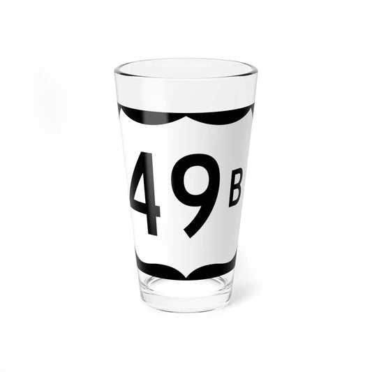 US 49B (Arkansas) (Road Sign) Pint Glass 16oz 16oz - Go Mug Yourself