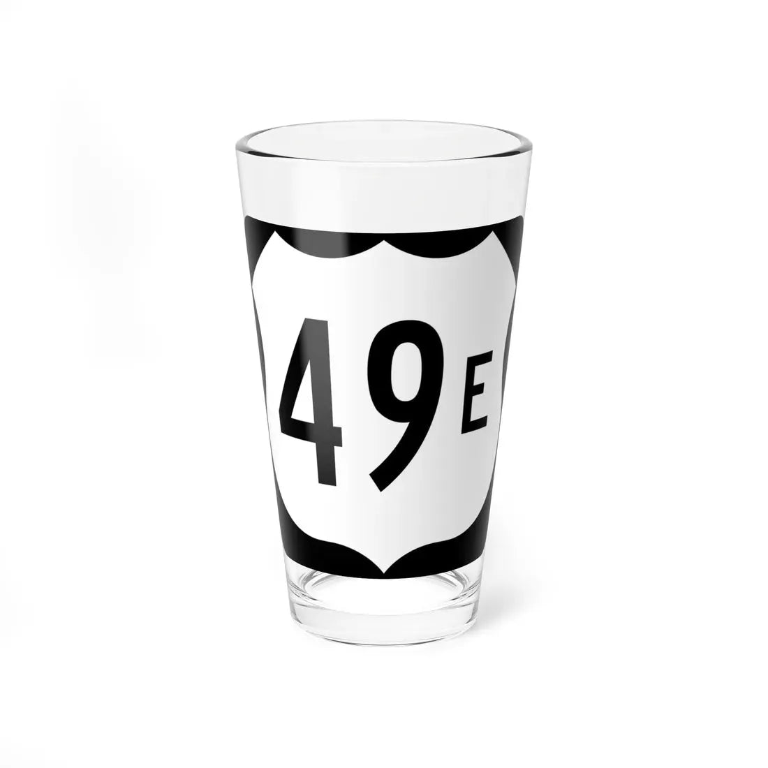 US 49E (Mississippi) (Road Sign) Pint Glass 16oz 16oz - Go Mug Yourself