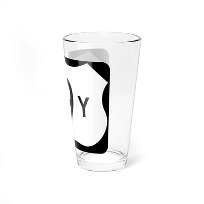 US 49Y (Arkansas) (Road Sign) Pint Glass 16oz - Go Mug Yourself