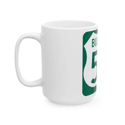 US 50 Business MD (Maryland) (Road Sign) White Coffee Mug - Go Mug Yourself