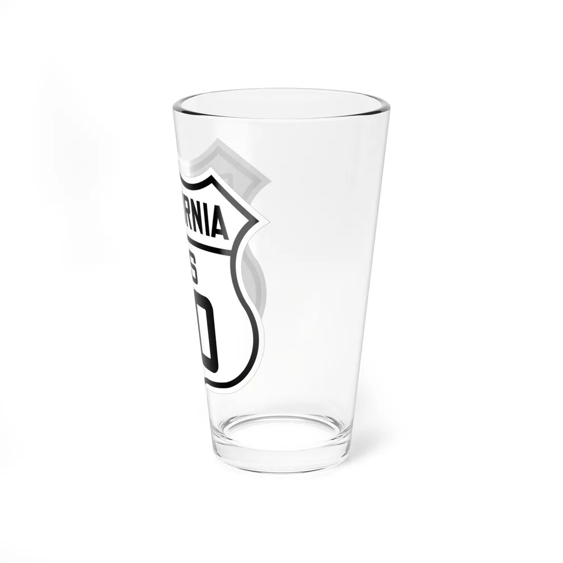 US 50 California 1926 (California) (Road Sign) Pint Glss 16oz - Go Mug Yourself