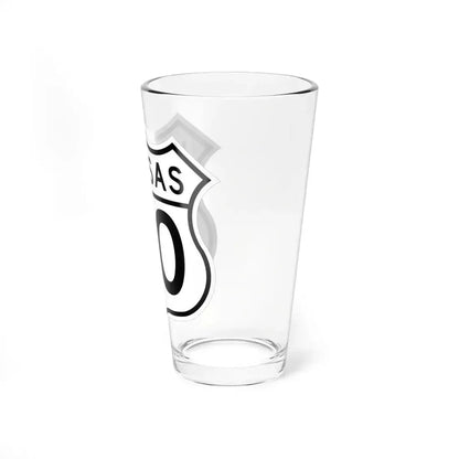 US 50 Kansas 1962 (Kansas) (Road Sign) Pint Glass 16oz - Go Mug Yourself