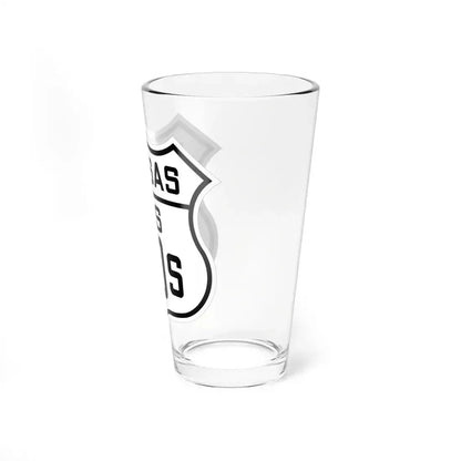 US 50S Kansas 1926 (Kansas) (Road Sign) Pint Glass 16oz - Go Mug Yourself