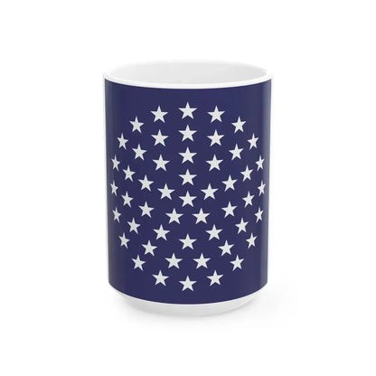 US 51-star alternate union jack (United States) White Coffee Mug 15oz - Go Mug Yourself