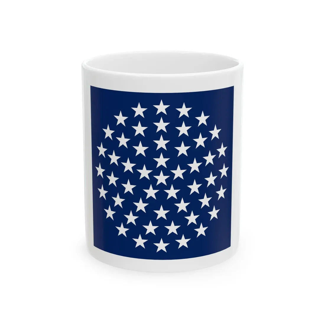 US 51-stars (United States) White Coffee Mug 11oz - Go Mug Yourself