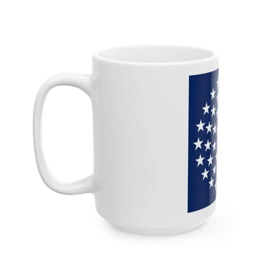US 51-stars (United States) White Coffee Mug - Go Mug Yourself